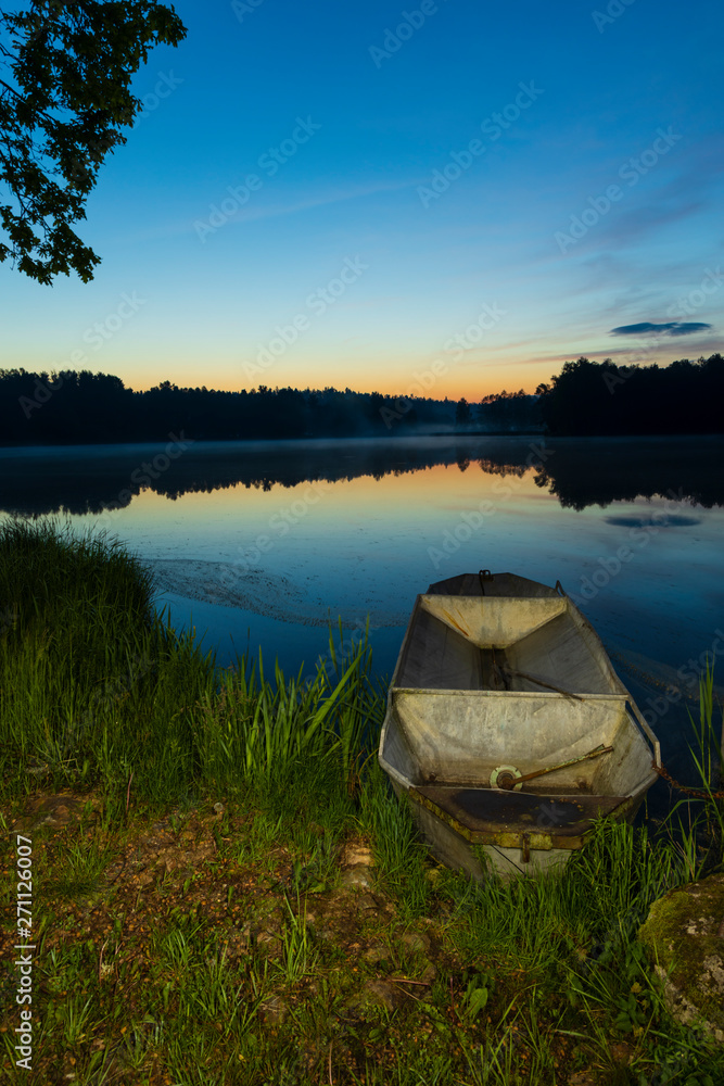 sunrise sun over pond, Trebon, Czech Republic sunrise sun over pond, Trebon, Czech Republic