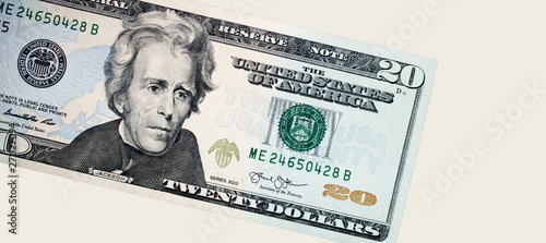 American dollars close up. Background from dollars