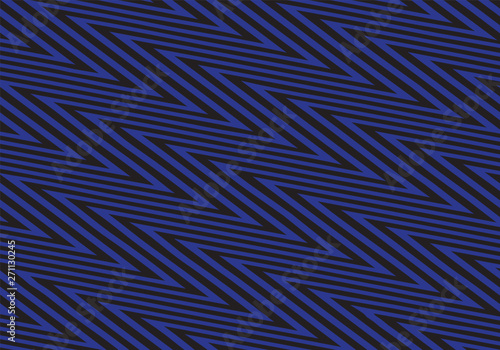 Seamless pattern with black white striped lines. Optical illusion effect. Geometric tile in op art style. Vector illusive background, texture. Futuristic element, technologic design.