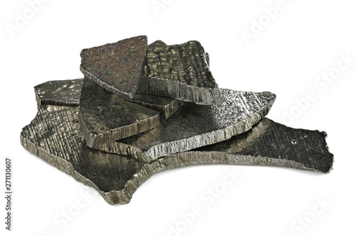 Bilde på lerret 99.99% fine cobalt isolated on white background