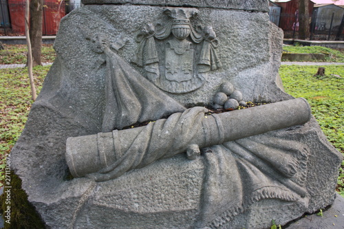 elements of decoration of ancient stone monuments  