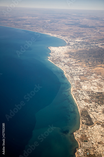 vue du ciel de monastir