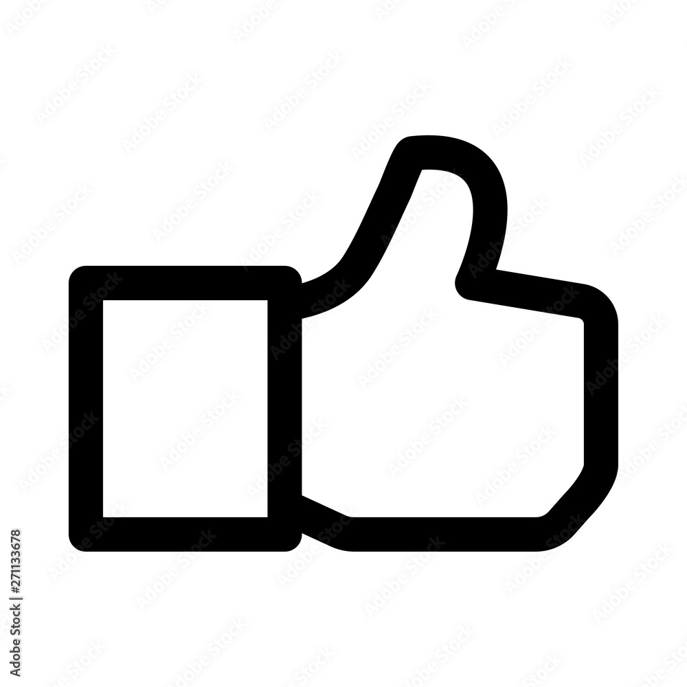 Like flat vector icon for web design Like flat vector icon for web design