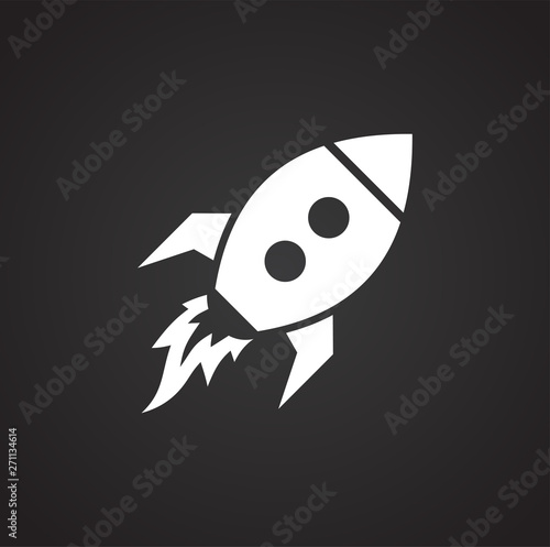 Performance icon on background for graphic and web design. Simple illustration. Internet concept symbol for website button or mobile app.