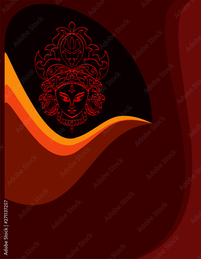 Durga Goddess Of Power, Divine Mother Of The Universe Design Durga Goddess Of Power, Divine Mother Of The Universe Design