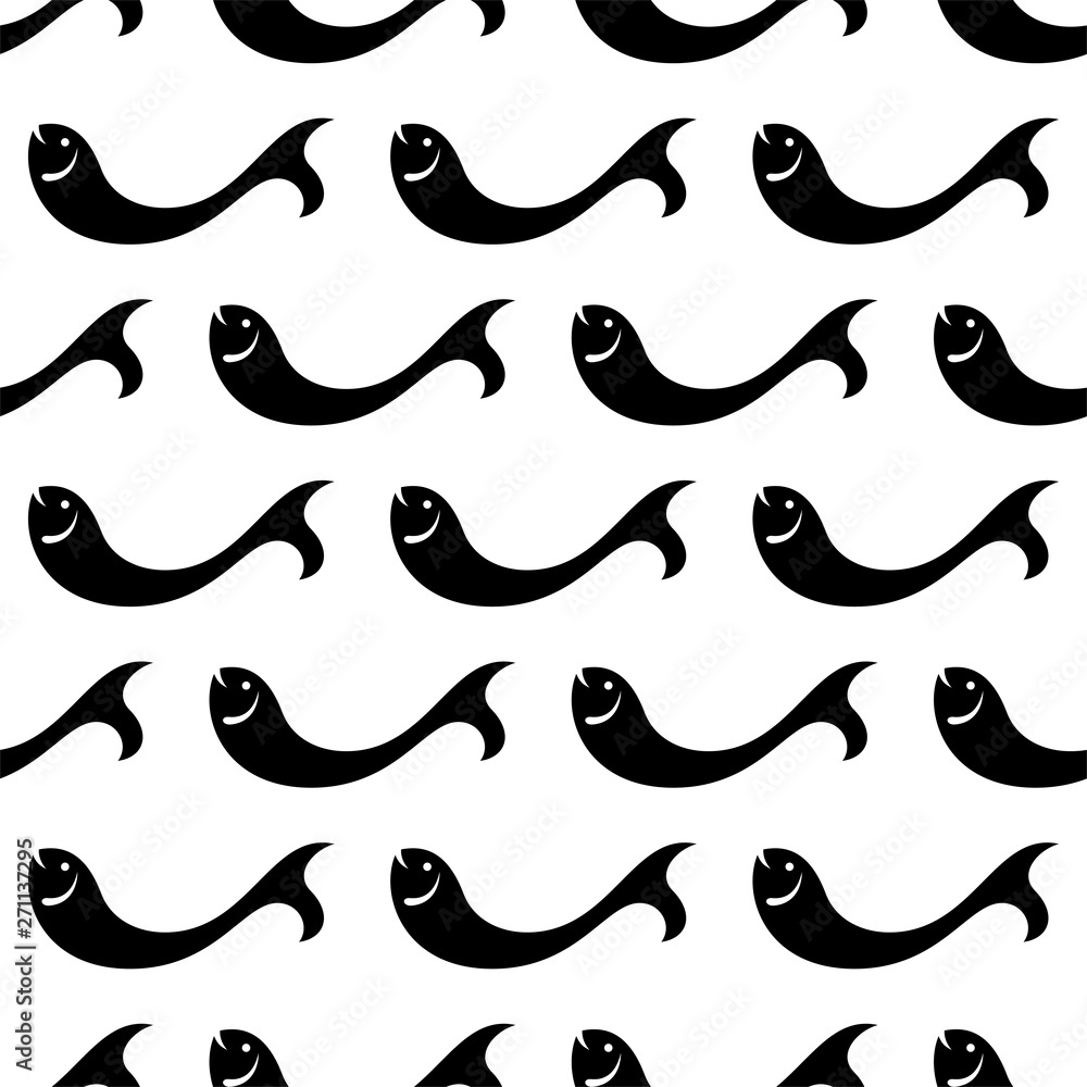 Fish Seamless Pattern Design Fish Seamless Pattern Design