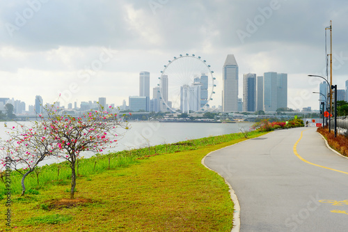 Singapore Marina Barrage river lane photo