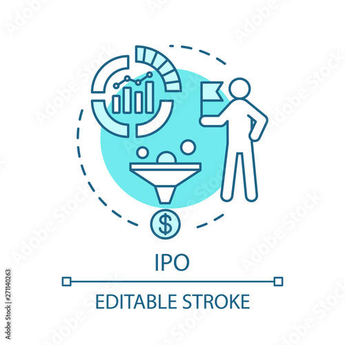 IPO concept icon