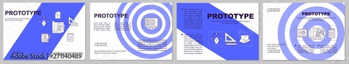 Prototype brochure template layout