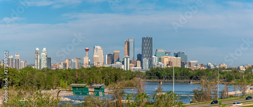 Calgary s skyline on a sunny day. 