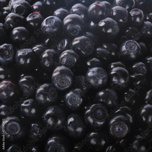 fresh  bilberries background