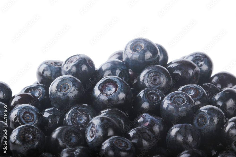 heap of bilberries isolated on white heap of bilberries isolated on white