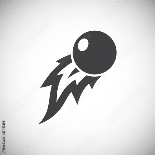 Performance icon on background for graphic and web design. Simple illustration. Internet concept symbol for website button or mobile app.