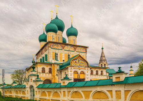 Church of Resurrection of Christ in ancient Russian city of Tutaev (Romanov-Borisoglebsk)