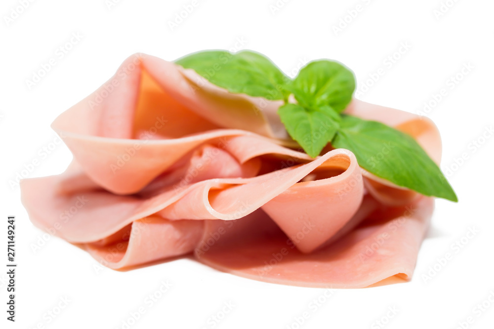 fresh cooked ham in slices fresh cooked ham in slices