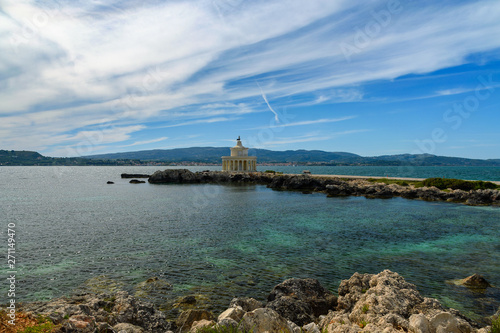 Latarnia morska Saint Theodoroi. Kefalonia, Grecja