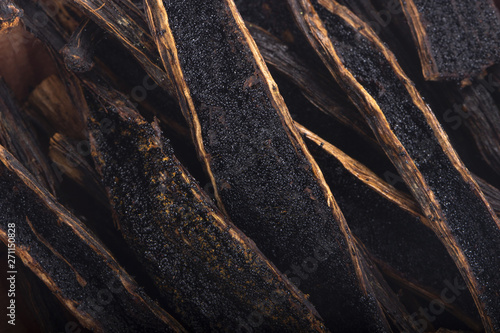 heap of vanilla cuts isolated on white