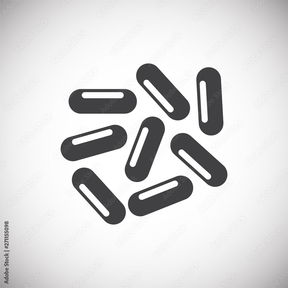 Microbe icon on background for graphic and web design. Simple illustration. Internet concept symbol for website button or mobile app. Microbe icon on background for graphic and web design. Simple illustration. Internet concept symbol for website button or mobile app.