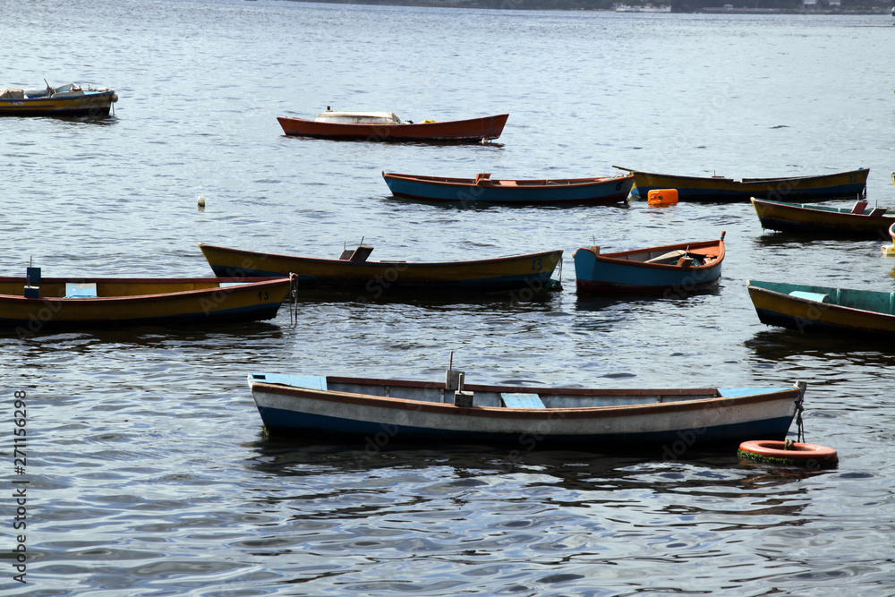 Obraz premium boat on the lake
