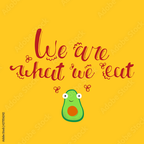 We are what we eat card