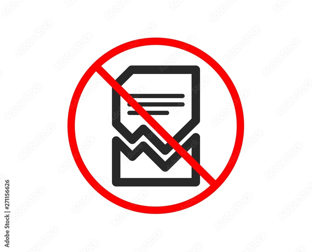 No or Stop. Corrupted Document icon. Bad File sign. Paper page concept symbol. Prohibited ban stop symbol. No corrupted file icon. Vector No or Stop. Corrupted Document icon. Bad File sign. Paper page concept symbol. Prohibited ban stop symbol. No corrupted file icon. Vector