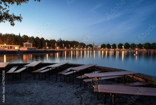 Abendstimmung am Maschsee in Hannover