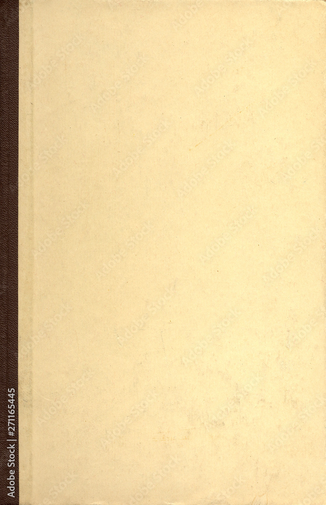 blank old book cover