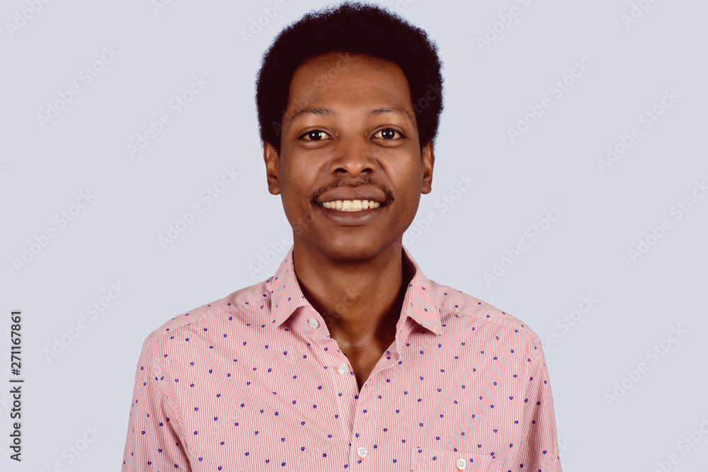 Portrait of Afro American man Portrait of Afro American man