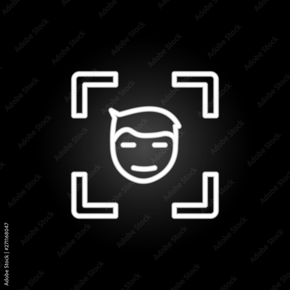 business target, focus person neon icon. Elements of technology set. Simple icon for websites, web design, mobile app, info graphics business target, focus person neon icon. Elements of technology set. Simple icon for websites, web design, mobile app, info graphics