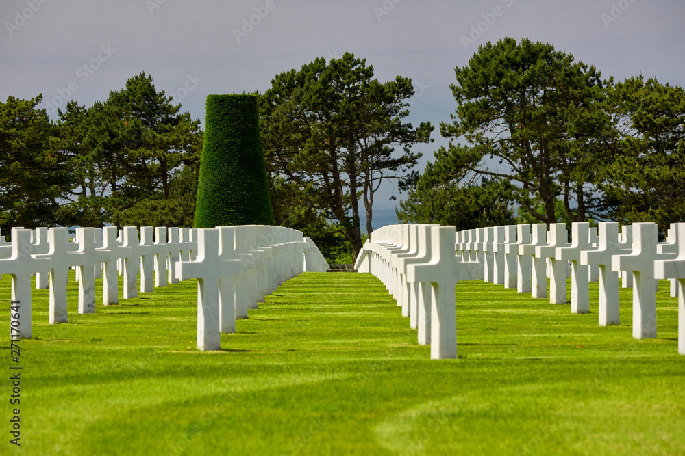 Cemetery of soldiers killed in the Second World War in Europe