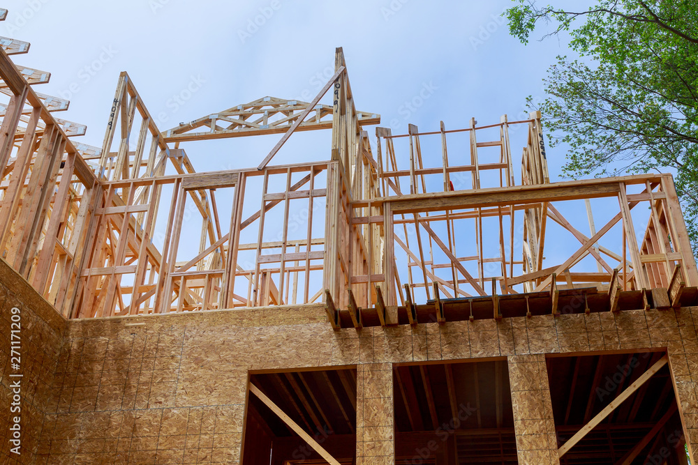 House timber frame for a progressing house a new development timber House timber frame for a progressing house a new development timber