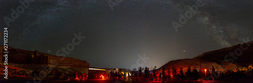 Panorama of Night Sky Festival