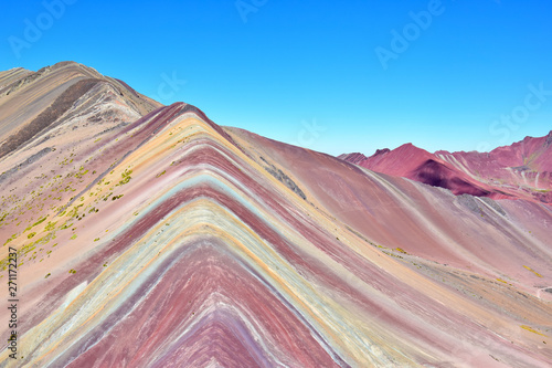 Colorful Landscape in the Cusco region, Peru