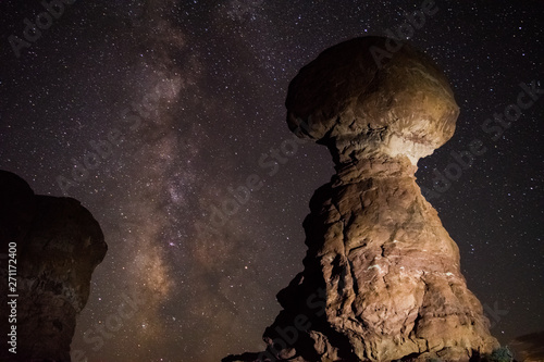 Balanced Rock at NIght