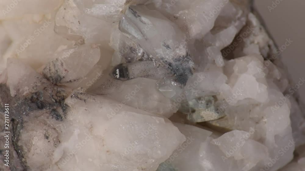 Quartz druse with lots of white crystals Quartz druse with lots of white crystals