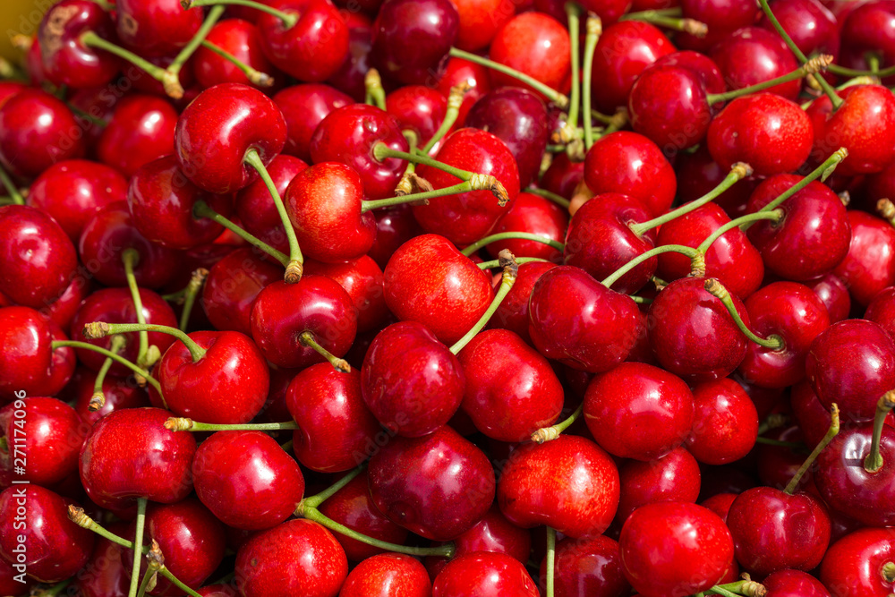 Closely arranged red ripe cherry background material, Dalian specialty red light cherry,Cerasus pseudocerasus Closely arranged red ripe cherry background material, Dalian specialty red light cherry,Cerasus pseudocerasus