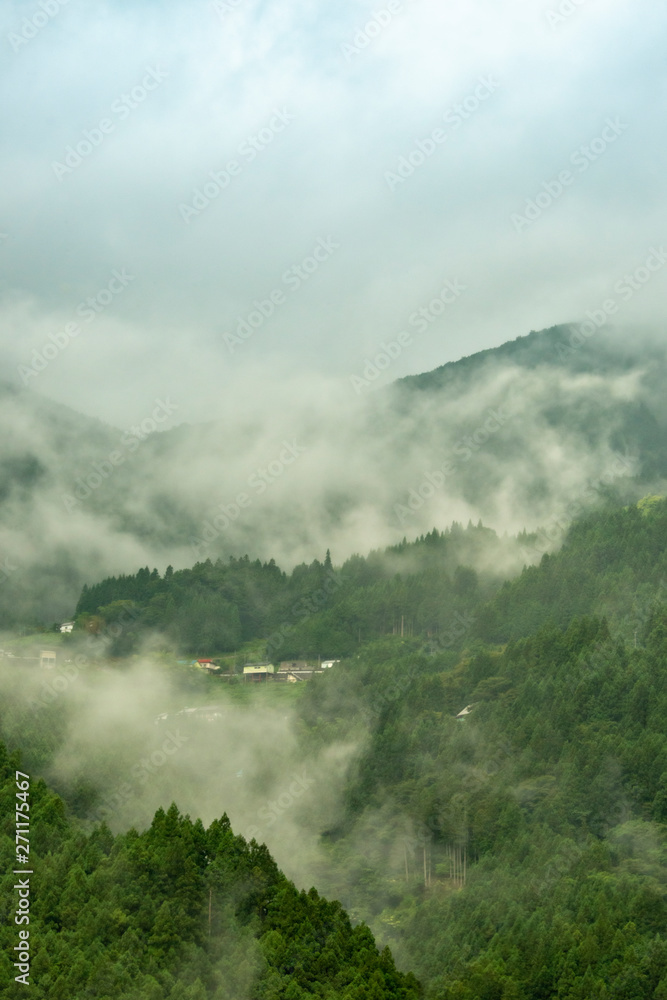 Sea of clouds in Iya, Tokushima prefecture, Japan