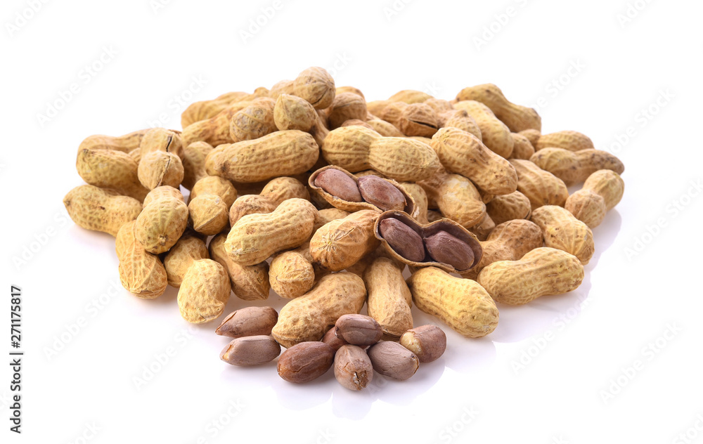 peanut isolated on white background peanut isolated on white background