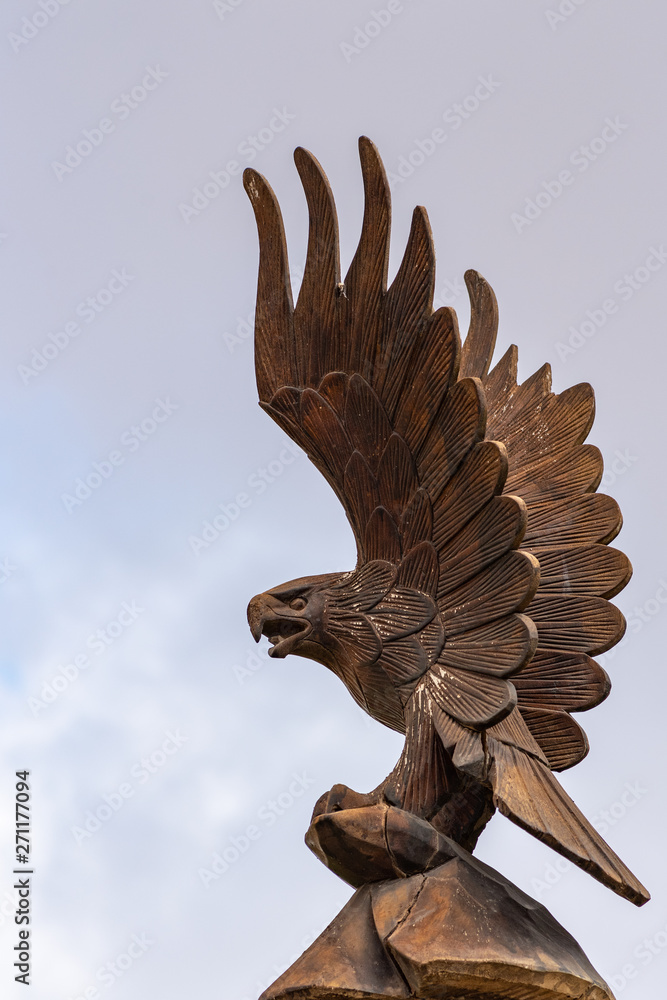 Fototapeta eagle on white background