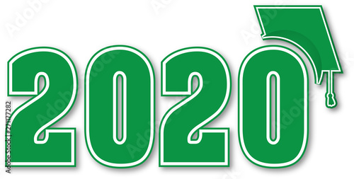 Class of 2020 Green Cap