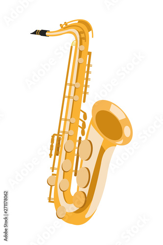 saxophone icon cartoon