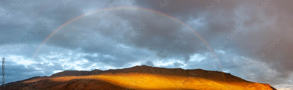 Rainbow Over TsoKAR Lake
