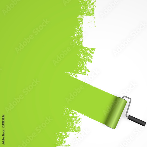 paint roller concept with marking