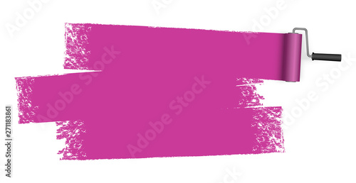 paint roller concept with marking