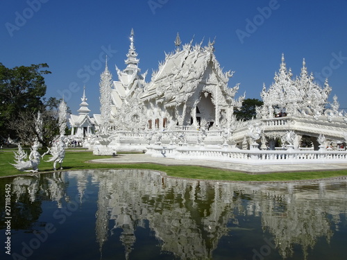 Temple blanc de thaîlande