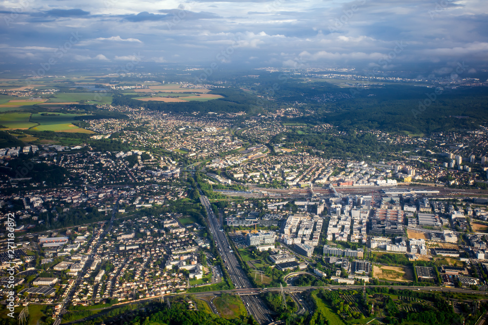 vue aérienne d'une ville