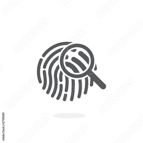Crime icon on white background