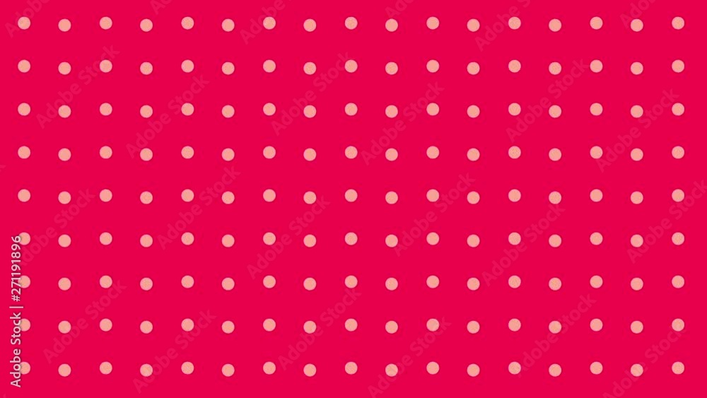 Vertical movement of red dot pattern