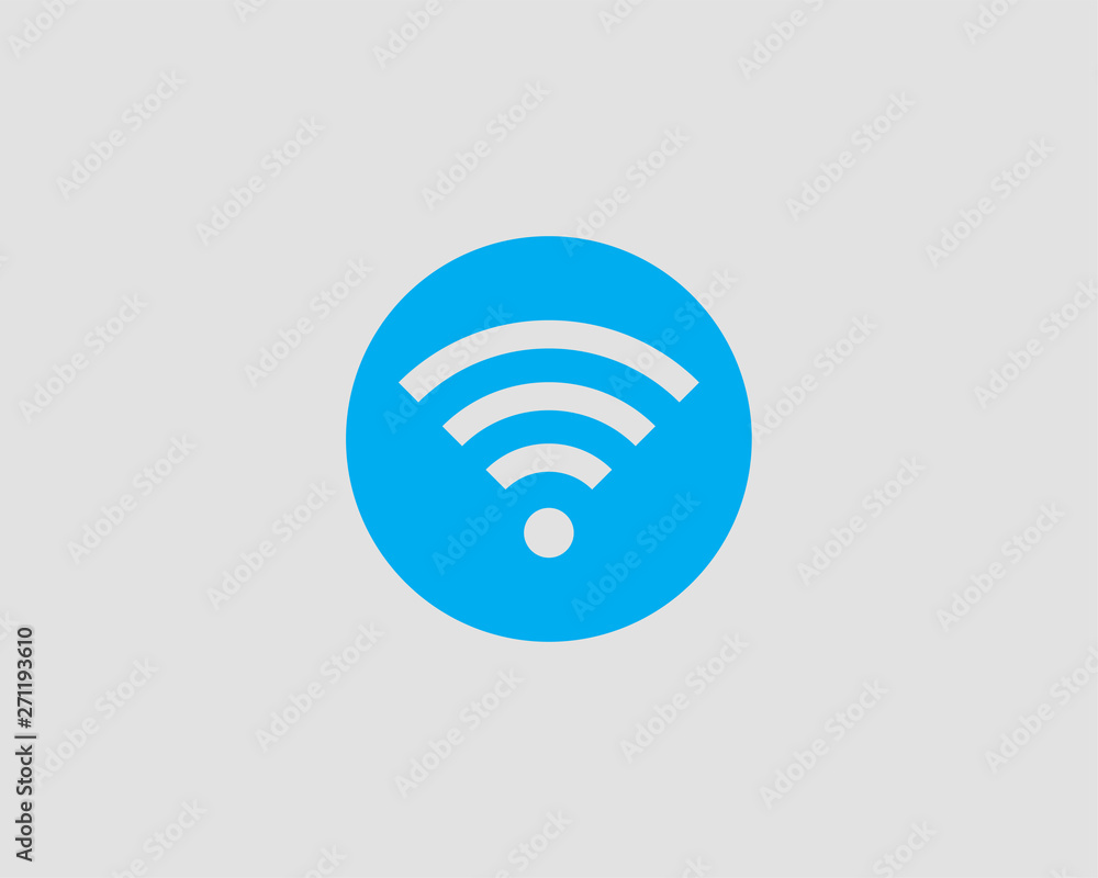 Free wi fi icon. Connection zone wifi vector symbol. Radio waves signal. Free wi fi icon. Connection zone wifi vector symbol. Radio waves signal.