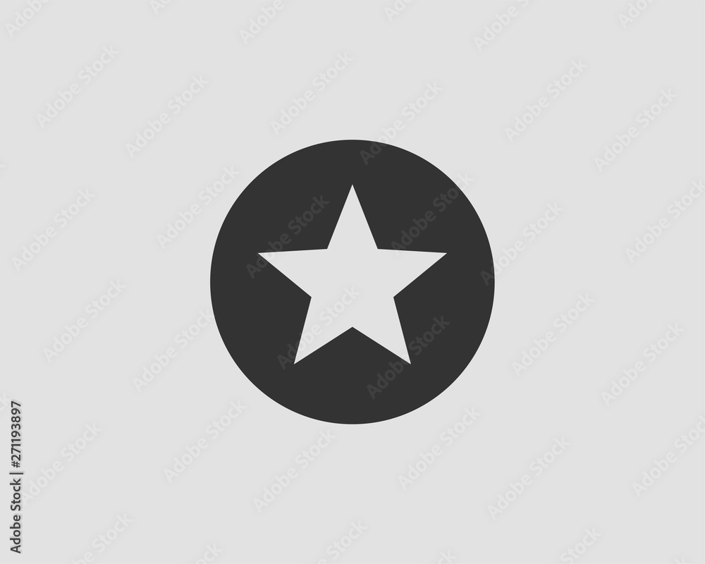 Star icon vector silhouette isolated on white background. Star icon vector silhouette isolated on white background.